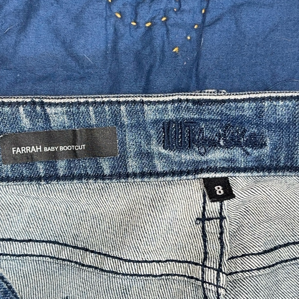 Kut from Kloth Farrah baby bootcut jeans. Size 8 GUC - Picture 9 of 9